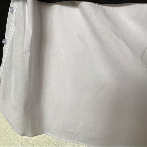 DREW Black Layered Side Button Mock Neck Top Size XS - Picture 2 of 11